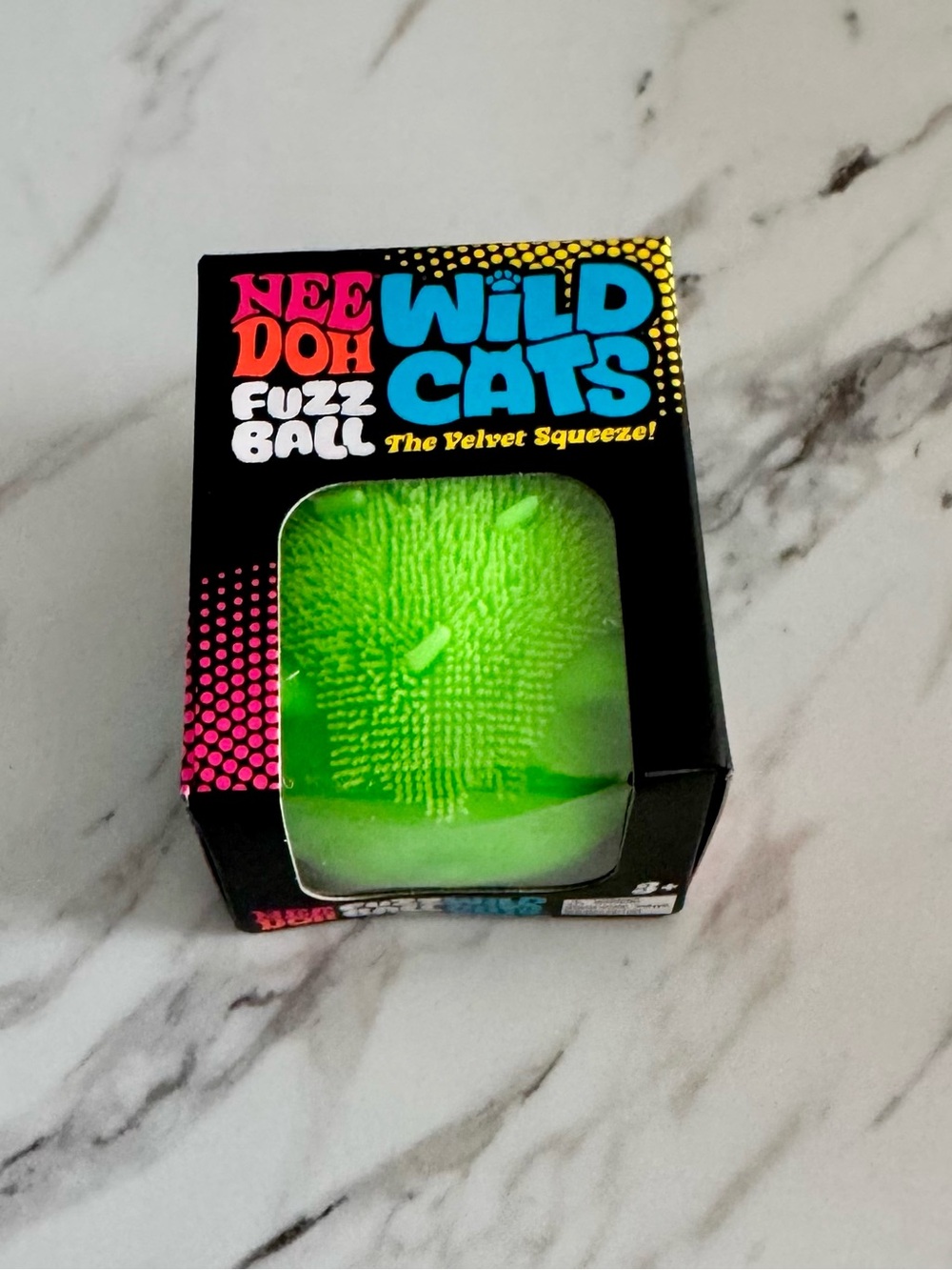Needoh Wild Cats Fuzz Ball - Green